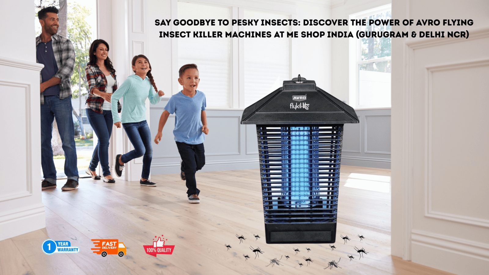 SAY GOODBYE TO PESKY INSECTS: DISCOVER THE POWER OF AVRO FLYING INSECT KILLER MACHINES AT ME SHOP INDIA (GURUGRAM & DELHI NCR)